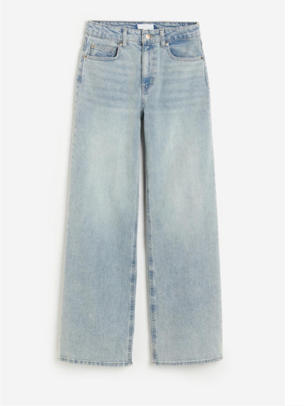H&M Women's Light Wide High Jeans